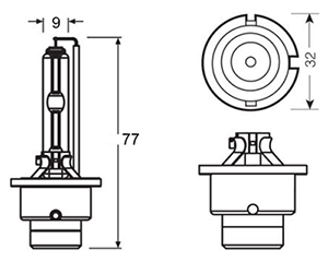 Схема лампы D4S