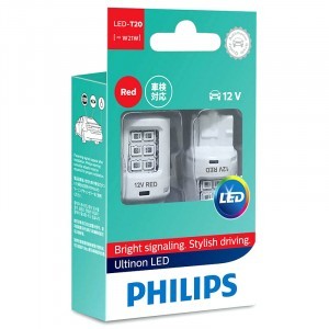 Комплект светодиодов Philips W21W Ultinon LED - 11065ULRX2