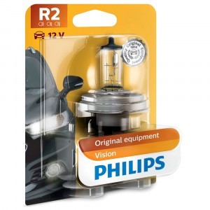 Галогеновые лампы Philips R2 Standard Vision - 12620B1, 12475B1 (блистер)