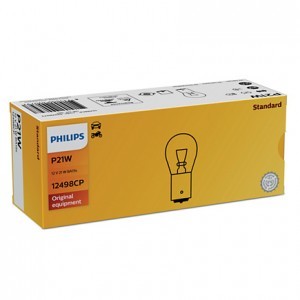 Галогеновые лампы Philips P21W Standard Vision - 12498CP#10 (сервис. упак.)