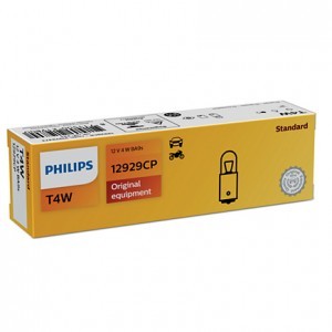 Галогеновые лампы Philips T4W Standard Vision - 12929CP#10 (сервис. упак.)