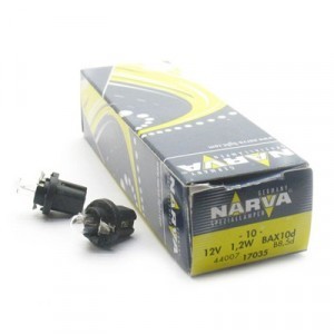 Галогеновые лампы Narva BAX Standard B8.5d black - 170353000#10 (сервис. упак.)