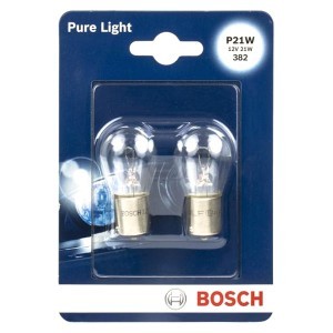 Комплект ламп накаливания Bosch P21W Pure Light - 1 987 301 017
