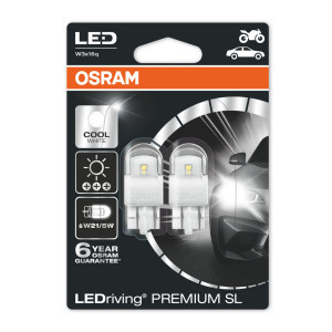 Светодиоды Osram W21/5W LEDriving Premium - 7915CW-02B (хол. белый)