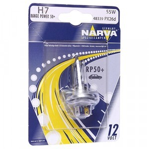 Галогеновая лампа Narva H7 Range Power 50+ - 483394000 (блистер)