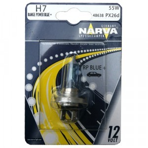 Галогеновые лампы Narva H7 Range Power Blue+ - 486384000 (блистер)
