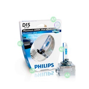 Штатные ксеноновые лампы Philips D1S Xenon BlueVision Ultra - 85415BVU