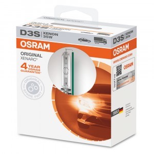 Штатные ксеноновые лампы Osram D3S Xenarc Original - 66340-1SCB (блистер)