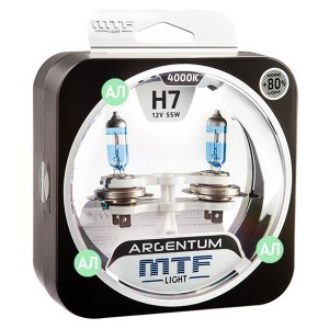 Галогеновые лампы MTF-Light H7 Argentum - H8A1207 (+80%)