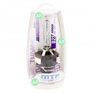 Штатная ксеноновая лампа MTF-Light D2S Xenon - SBD2S6 (6000K)