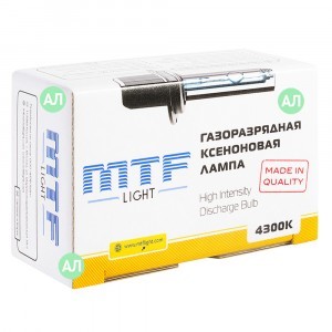 Нештатная ксеноновая лампа MTF-Light H10 Standard - XBH10K4 (4300K)