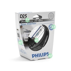 Штатные ксеноновые лампы Philips D2S Xenon WhiteVision - 85122WHV