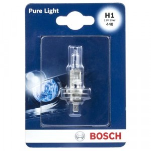 Галогеновые лампы Bosch H1 Pure Light - 1 987 301 005 (блистер)
