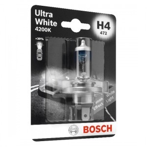 Галогеновые лампы Bosch H4 Ultra White - 1 987 301 089 (блистер)