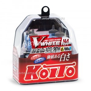 Комплект галогеновых ламп Koito H4 Vwhite - P0746W