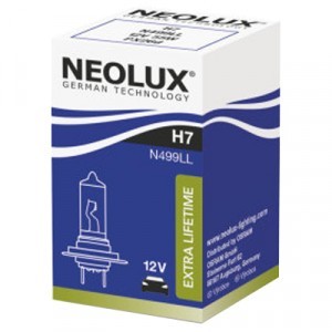 Галогеновые лампы Neolux H7 Extra Lifetime - N499LL (карт. упак. x1)