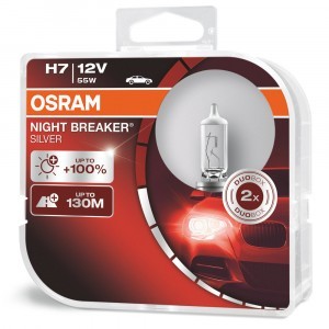 Галогеновые лампы Osram H7 Night Breaker Silver - 64210NBS-HCB (пласт. бокс)