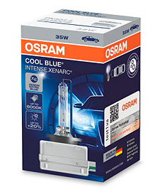 Штатные ксеноновые лампы Osram Cool Blue Intense (+20%)