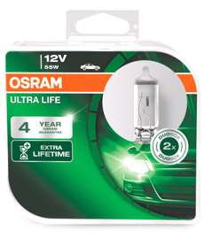 Галогеновые лампы Osram Ultra Life